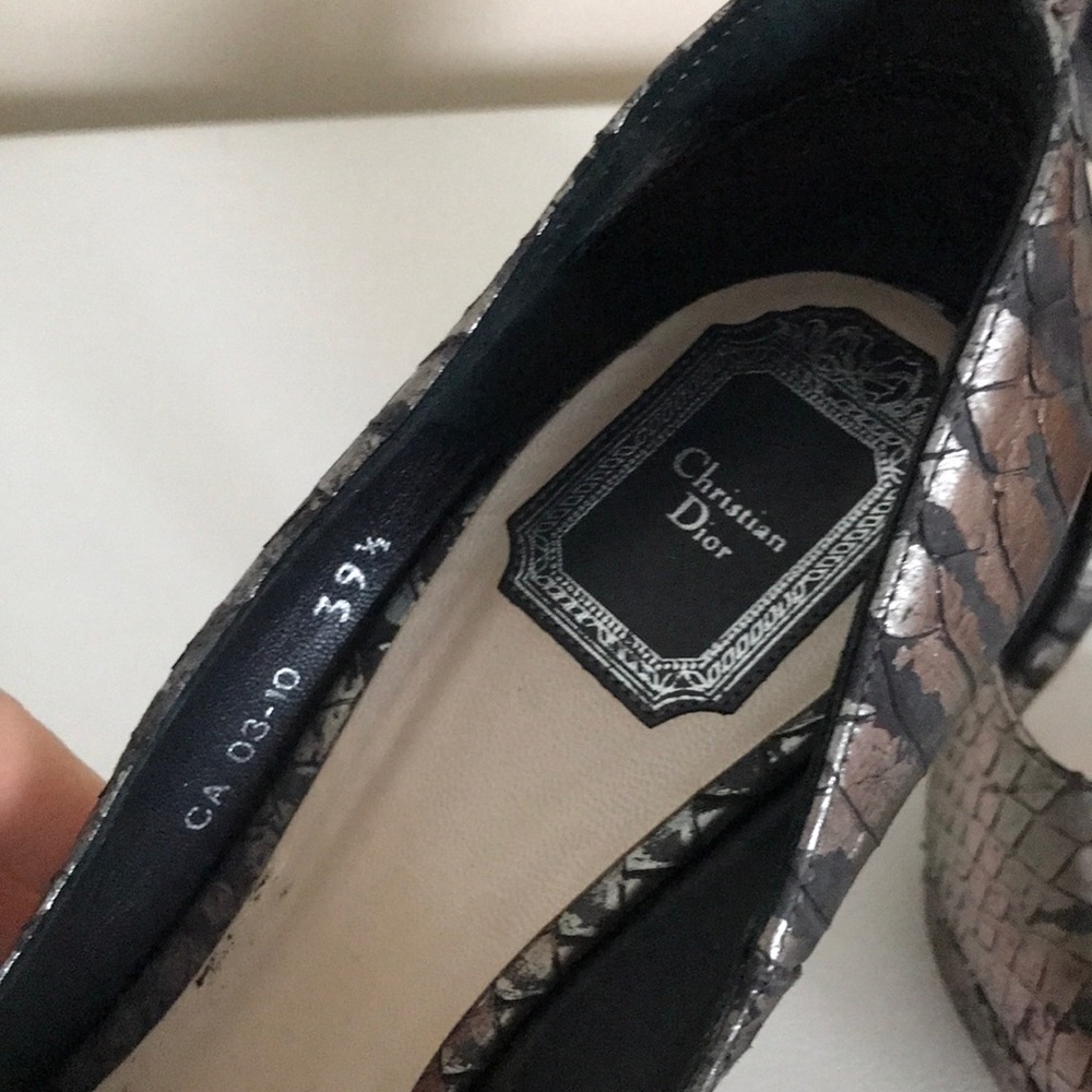 Dior open toe heels fits size 9 - Picture 3 of 5